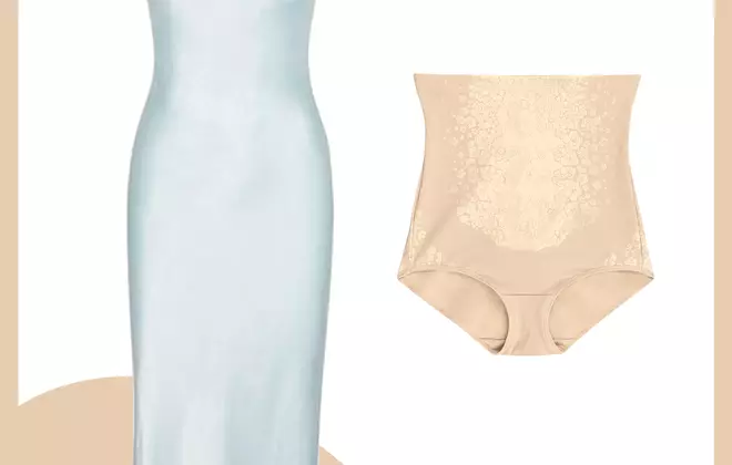Maidenform 的高腰塑身裤采用了 LYCRA®FitSense™(莱卡®智塑)技术,具有定向轻盈支撑的性能。
