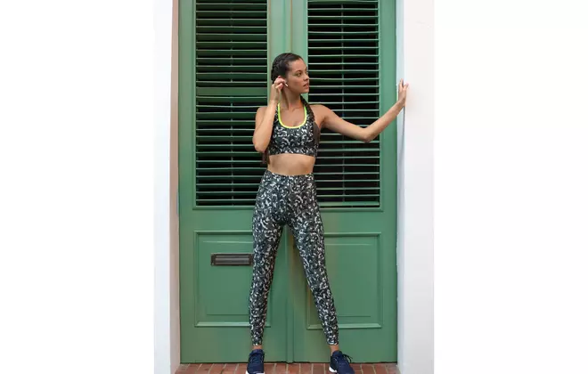 Athleisure garments made with LYCRA® EcoMade fiber